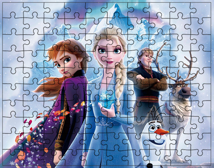 Puzzle Kraina Lodu zdjęcie 1