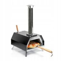 mobilny piec do pizzy na pellet z kamieniem i pokrowcem ogród innovagoods