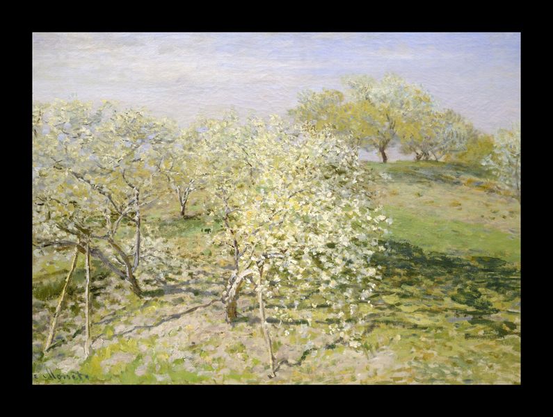 Plakat 18x13cm Spring, Monet Vintage do Salonu zdjęcie 2