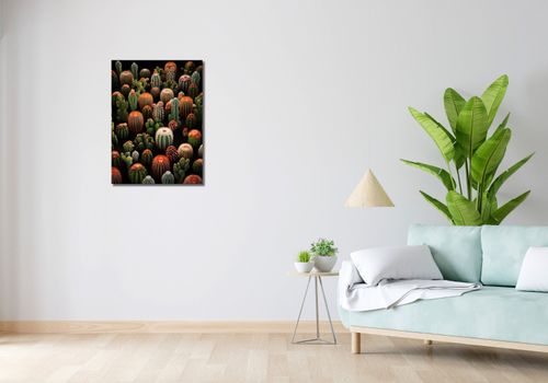 Obraz 50x70cm Ogród Kaktusów na Arena.pl