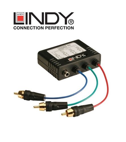 Extender / konwerter Component-Coaxial Lindy 32525 na Arena.pl