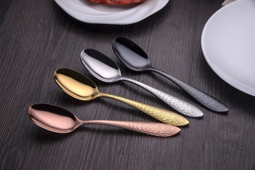 Sztućce - NEW DESIGN 24 Szt -Miedz - Złoto - Czerń na Arena.pl