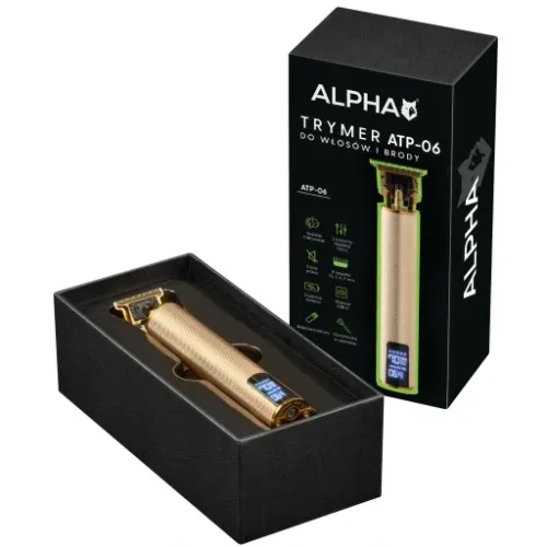 MASZYNKA TRYMER DO STRZYŻENIA GOLENIA WŁOSÓW BRODY ALPHA na Arena.pl