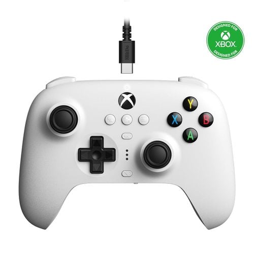 Gamepad 8BitDo Ultimate Wired Hall Effect Biały do PC Xbox Series Xbox One na Arena.pl
