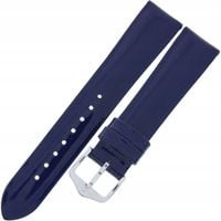 Pasek do zegarka - Hirsch 01536180-2-18 niebieski 18mm