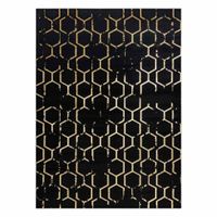 RUG/LU/MOSSE/ARTDECO2/BLACK+GOLD/120x170