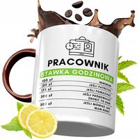 Kubek Bordowy Dla Pracownika Na Urodziny Prezent Z Nadrukiem Ze Zdjęciem