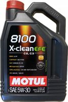 Motul 8100 X-Clean EFE 5W30 4L C2/C3 505.01