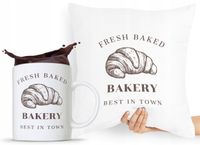 Zestaw Poduszka + Kubek Prezent Dla Piekarza Z Nadrukiem Ze Zdjęciem