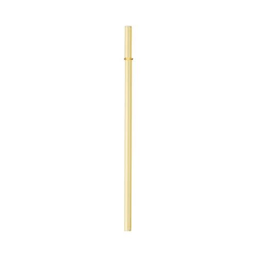Prosta szklana słomka 23 cm - żółta zdjęcie 1