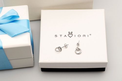Srebrne kolczyki Staviori na Arena.pl