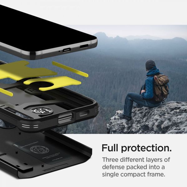 spigen tough armor galaxy s22+ plus black zdjęcie 11