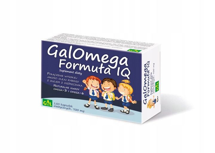 GAL Galomega Formuła IQ - 150 kaps. - Koncentracja zdjęcie 1