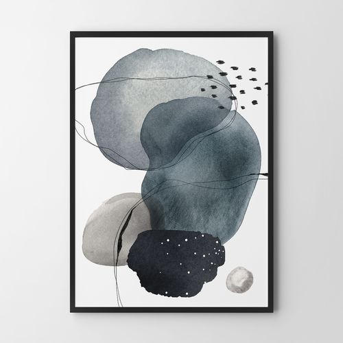 Plakat abstrakcja akwarela 30x40 cm na Arena.pl