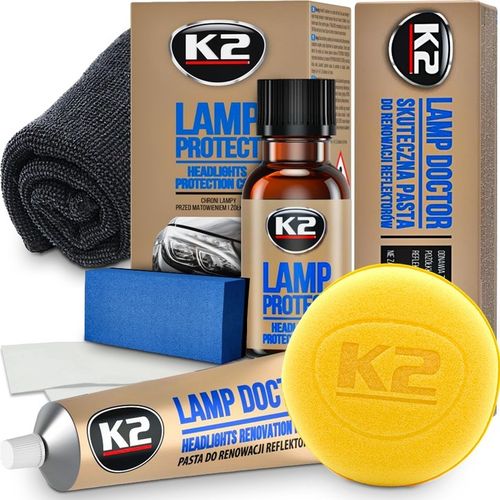 ZESTAW POLERKA RENOWACJA PASTA DO POLEROWANIA REGENERACJI REFLEKTORÓW LAMP na Arena.pl