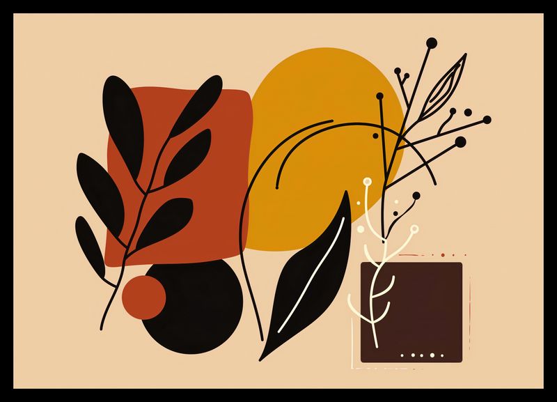 Plakat 42x29,7cm Ciepłe Kontury zdjęcie 2