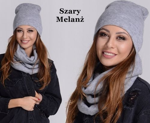 POLSKI - Komplet CZAPKA + KOMIN Tunel KOLORY K6 na Arena.pl