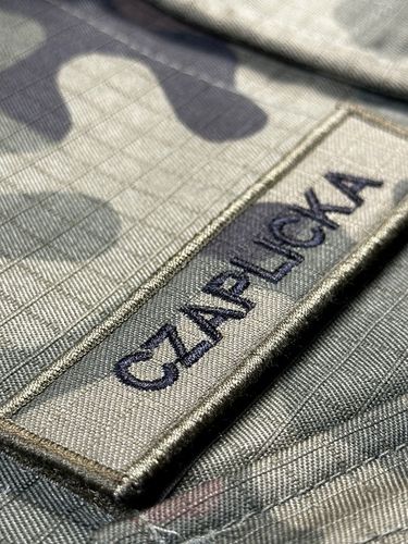 IMIENNIK nazwisko na mundur x 6 szt. ramka KHAKI, identyfikator na RZEP na Arena.pl