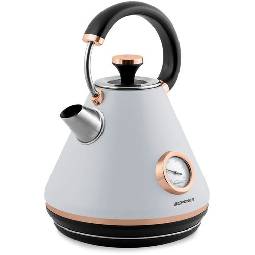 Czajnik elektryczny z termometrem 1,7L Berdsen BD-701 szary na Arena.pl