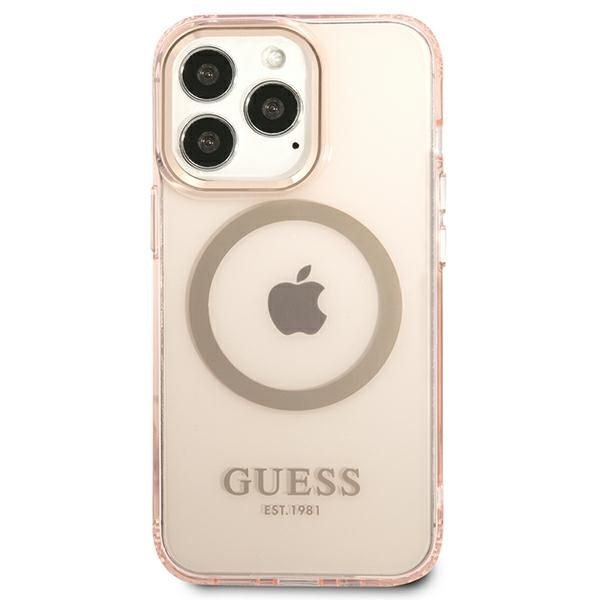 Etui Guess do iPhone 13 Pro Max, Różowy, MagSafe zdjęcie 3