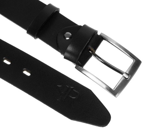 szeroki pasek męski do spodni z metalową klamrą - rovicky na Arena.pl