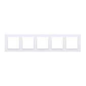 SIMON 10 RAMKA 5-KROTNA BIAŁA - S+840945