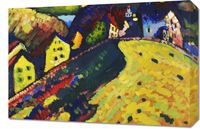 Obraz 60x40cm Houses at Murnau, Wassily Kandinsky Vintage Salon