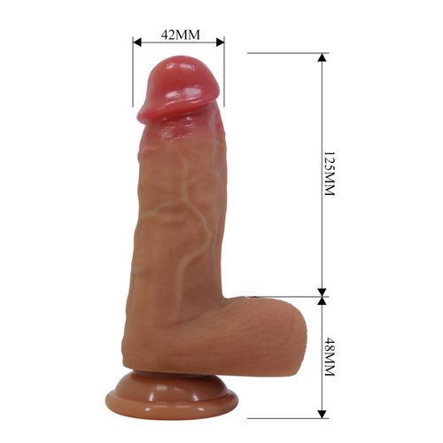 Pretty Love Curtis 6.8" Super Soft Liquid Silicone Dildo na Arena.pl