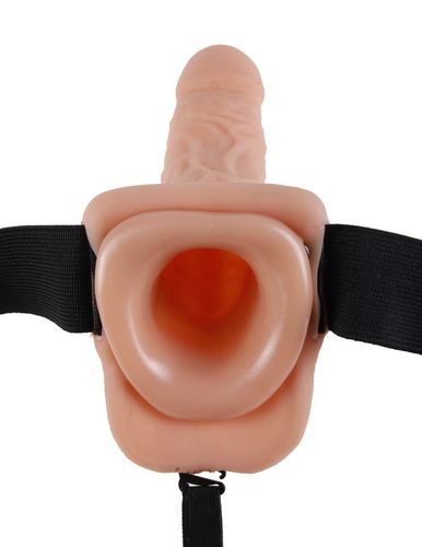 Żelowa Proteza Penisa Dla Mężczyzn Fetish 9'' Hollow Strap-On With Balls na Arena.pl