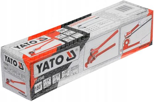 YATO GIĘTARKA DO RUR RUREK PRZEWODÓW HAMULCOWYCH 6-10 MM kąt gięcia na Arena.pl