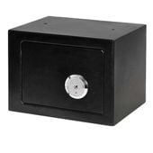 Sejf domowy na pieniądze, kasetka, skrzynka kasa pancerna z 3 kluczami czarna