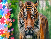 Puzzle tradycyjne Zwierzęta - Tygrys