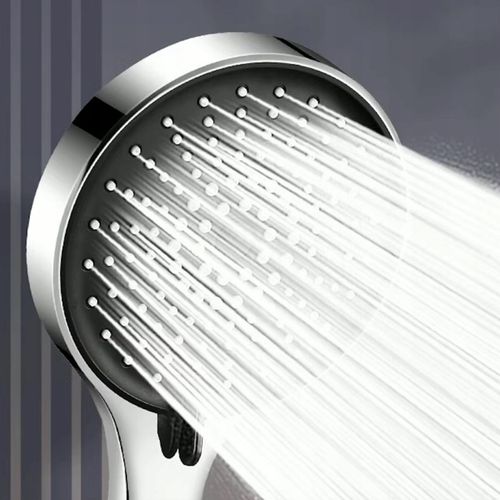 Słuchawka prysznicowa natryskowa 5 funkcji ekologiczna ANTI-CALC chrom duża na Arena.pl