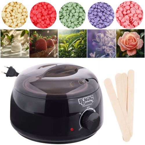 Podgrzewacz Wosku + Twardy Wosk 500g + 30 Patyczków Zestaw Do Depilacji na Arena.pl