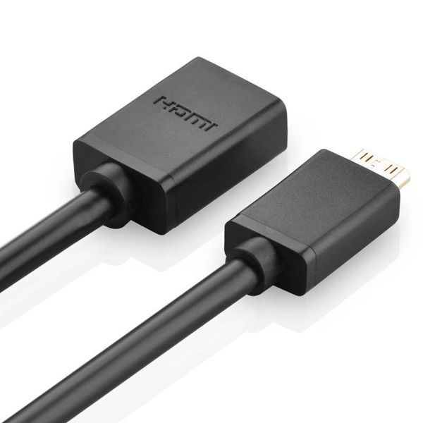 adapter ugreen 20137 mini hdmi do hdmi, 22cm (czarny) zdjęcie 4