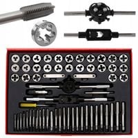 Zestaw gwintowniki narzynki m3-m12 60 elementów w walizce KD10251