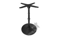 NOGA STOŁU R07 - STANDARDOWA Z KRZYŻAKIEM OKRĄGŁA STOPNIOWANA PODSTAWA STÓŁ ŻELIWNA