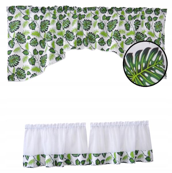 Komplet kuchenny firana 300x70 zazdrostki 100x40 M zdjęcie 1