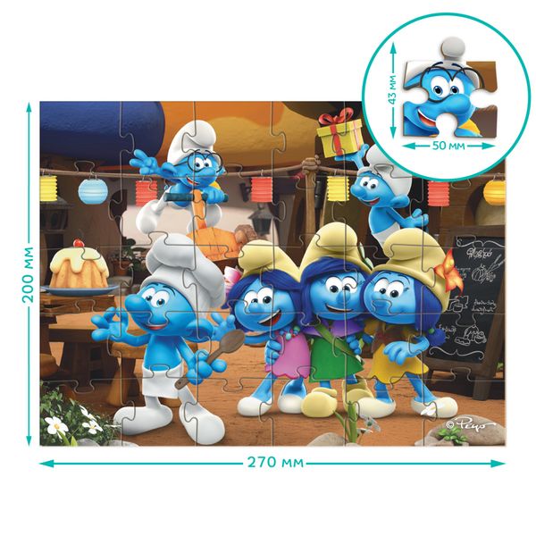 Puzzle Dodo Smerfy Puzzle 30 Elementów 200661 zdjęcie 3
