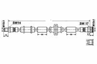 Alfa Romeo 159 Brera - Zestaw Przewodów Hamulcowych Teflonowych W Oplocie