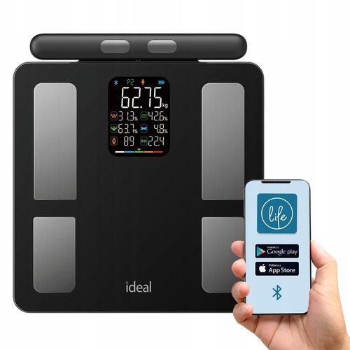 WAGA ŁAZIENKOWA BLUETOOTH ANALITYCZNA INTELIGENTNA Apple Health Google na Arena.pl