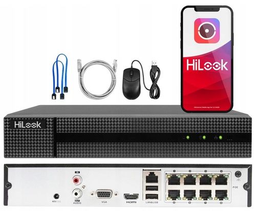 Zestaw Monitoringu 8MPx Kamery IP Zewnętrzne 4K Live Guard HiLook Hikvision na Arena.pl
