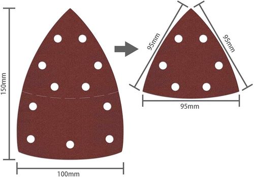 Papier Ścierny Multi Tool  40 80 120 180 100Szt. na Arena.pl