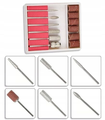 FREZARKA DO PAZNOKCI MANICURE PEDICURE 65W PROFESJONALNA MOCNA + FREZY na Arena.pl