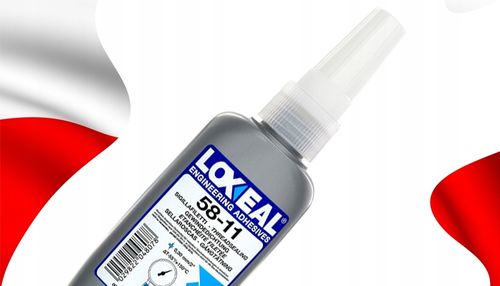 KLEJ USZCZELNIAJĄCY DO GWINTÓW LOXEAL 58-11 WYSOKA LEPKOŚĆ DO GAZÓW 50 ml na Arena.pl