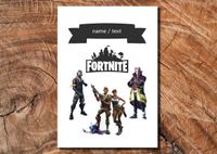 Wydruk cukrowy na tort A4 Fortnite napis DIY