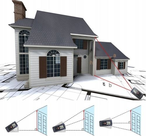 DALMIERZ LASEROWY 40M CYFROWY MIERNIK POZIOMICA LASEROWA MP1040 na Arena.pl