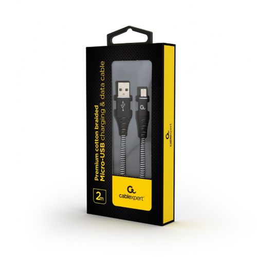 KABEL MICRO USB CC-USB2B-AMmBM-2M-BW Oplot Premium GEMBIRD na Arena.pl