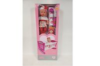 Lalka Julka z lozeczkiem SmilyPlay SP84483 44837