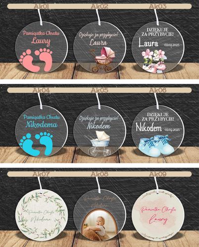 MEDAL z PLEXI nadrukiem UV PODZIĘKOWANIE DLA GOŚCI NA WESELE TWÓJ NAPIS na Arena.pl